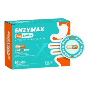 ENZYMAX DUO BIOTICS CAP IN CAP FOOD SUPPLEMENT 10 DOUBLE CAPSULES